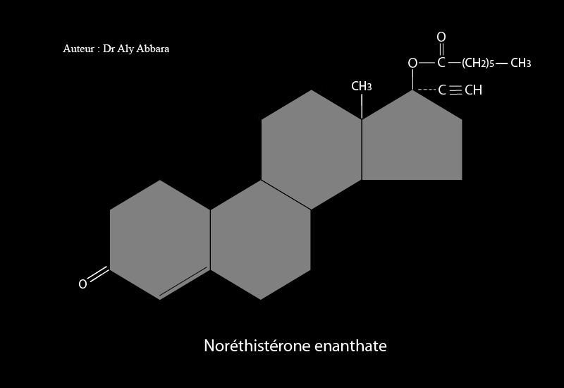 Noréthistérone enanthate - noréthistérone heptanoate